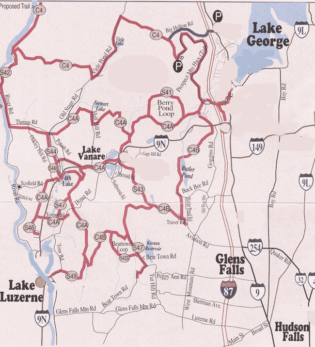 Snowmobile trails and maps for snowmobiling within Adirondacks 6